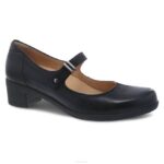 Mary Janes Dansko 4FJX156 calista mujer nubuck negro bruñido