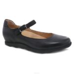 Mary Janes Dansko 4FJX157 marcela mujer nubuck negro bruñido