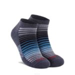 medias Dansko 4FJX263 tobillo de lana merino unisexo rayas de mezclilla