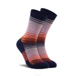 medias Dansko 4FJX266 equipo de lana merino unisexo rayas azul marino