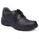 mocasines y slip-on Dansko 4FJX277 caminante hombres negro liso