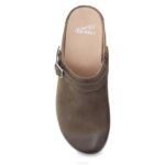 mules y slip-ons Dansko 4FJX165 baya mujer nubuck bruñido en forma de seta - Image 5