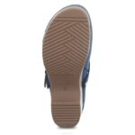 mules y slip-ons Dansko 4FJX167 baya mujer plena flor bruñida azul marino - Image 7