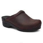 mules y slip-ons Dansko 4FJX173 sonia mujer marrón antiguo aceitado
