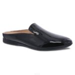 mules y slip-ons Dansko 4FJX178 lexie mujer charol negro