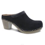 mules y slip-ons Dansko 4FJX181 sammy mujer nubuck negro