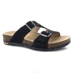 sandalias Dansko 4FJX101 diana mujer ante negro
