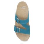 sandalias Dansko 4FJX103 diana mujer ante verde azulado - Image 7