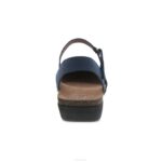 sandalias Dansko 4FJX104 serbal mujer Nubuck molido azul marino - Image 5