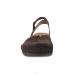 sandalias Dansko 4FJX107 serbal mujer nubuck molido con chocolate - Image 3