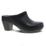 tacones y cuñas Dansko 4FJX289 sammy mujer negro fresado bruñido