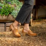 tacones y cuñas Dansko 4FJX296 atrevido mujer bronceado fresado bruñido - Image 3