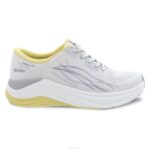 zapatillas de deporte y al aire libre Dansko 4FJX199 paso mujer malla blanca/amarilla - Image 2