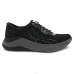 zapatillas de deporte y al aire libre Dansko 4FJX203 paso mujer malla negra/gris - Image 2