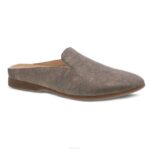 zapatos planos Dansko 4FJX288 lexie mujer cuero metalizado topo