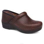 zuecos Dansko 4FJX12 XP 2.0 mujer marrón floral labrado