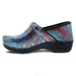zuecos Dansko 4FJX13 XP 2.0 mujer patente de remolino de mármol - Image 2