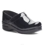 zuecos Dansko 4FJX19 profesional mujer charol negro