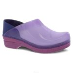 zuecos Dansko 4FJX24 profesional mujer púrpura translúcido