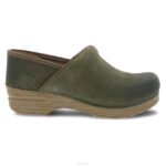 zuecos Dansko 4FJX28 profesional mujer nubuck verde bruñido - Image 2