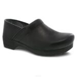 zuecos Dansko 4FJX2 XP 2.0 mujer nubuck negro bruñido