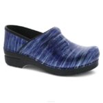 zuecos Dansko 4FJX30 profesional mujer patente de agua azul
