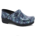 zuecos Dansko 4FJX36 profesional mujer patente pintada