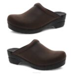 zuecos Dansko 4FJX55 sonia personalizada mujer marrón antiguo aceitado - Image 3