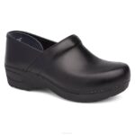 zuecos Dansko 4FJX6 XP 2.0 mujer tire hacia arriba negro